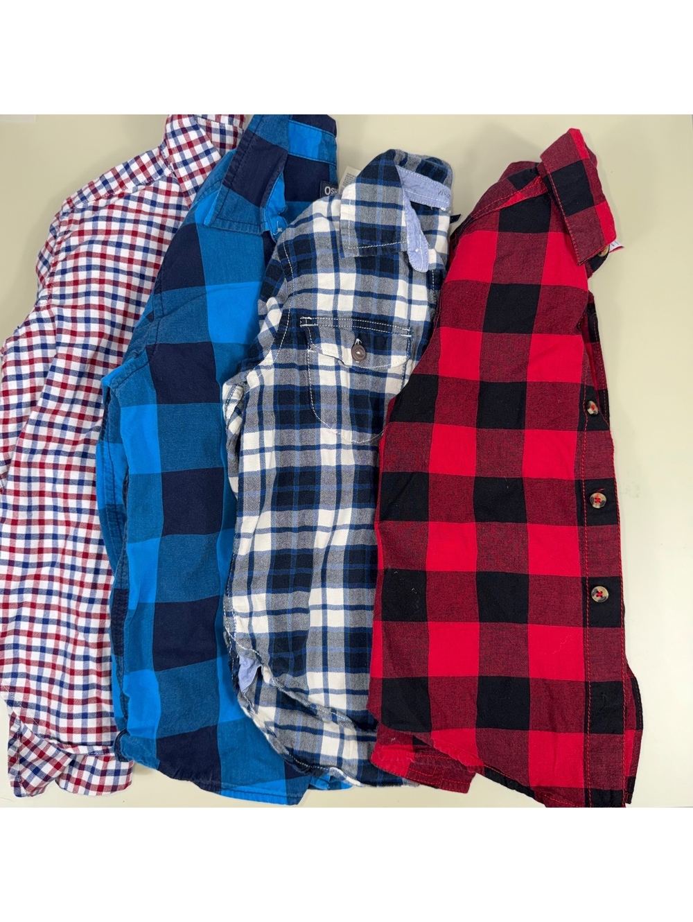 Boys Size 5 Plaid Shirt Lot Ralph Lauren Gap OshKosh